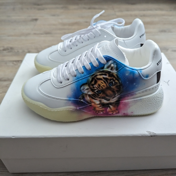 STELLA MCCARTNEY Loop Tiger Alter Sporty Mat Sneakers- 35 - Picture 3 of 16